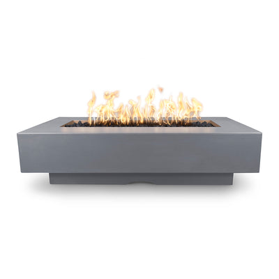 Del Mar Rectangular 60" Fire Table | The Outdoor Plus GFRC Fire Pits-Gray