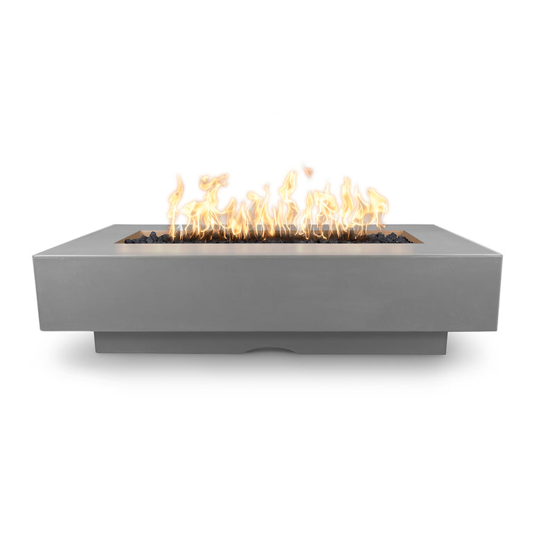 Del Mar Rectangular 72" Fire Table | The Outdoor Plus GFRC Fire Pits-Natural Gray