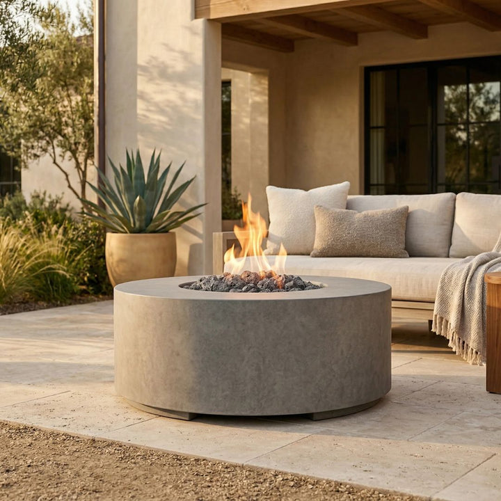 Prism Hardscapes Rotondo Fire Bowl | Outdoor Gas Fire Pit