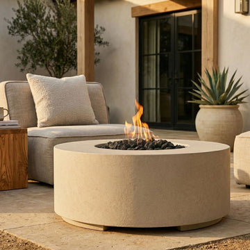 Prism Hardscapes Rotondo Fire Bowl | Outdoor Gas Fire Pit