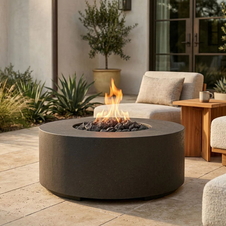 Prism Hardscapes Rotondo Fire Bowl | Outdoor Gas Fire Pit