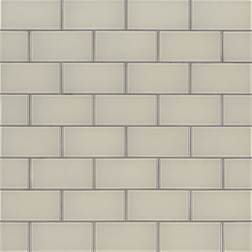 Snowcap White, 3" x 6" | SMOT-GL-T-SNWHT36 | MSI Glass Subway Tile