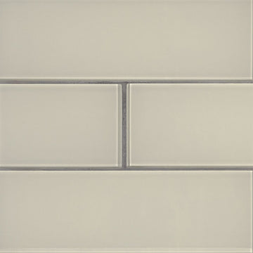 Snowcap White, 4" x 12" | SMOT-GL-T-SNWHT412 | MSI Glass Subway Tile
