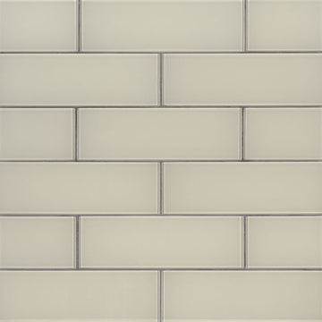 Snowcap White, 4" x 12" | SMOT-GL-T-SNWHT412 | MSI Glass Subway Tile
