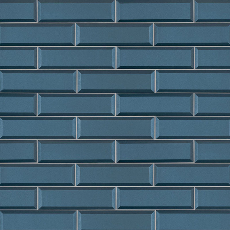 Tahiti Blue, 2.5" x 8" | SMOT-GL-T-TAHBLU2.5X8 | MSI Glass Subway Tile
