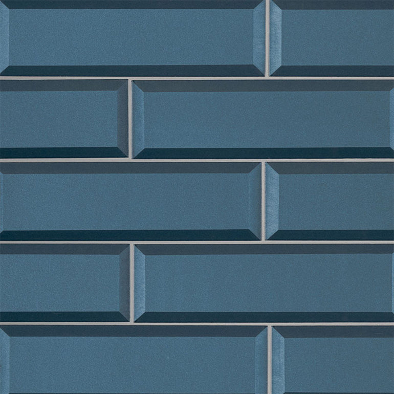 Tahiti Blue, 2.5" x 8" | SMOT-GL-T-TAHBLU2.5X8 | MSI Glass Subway Tile