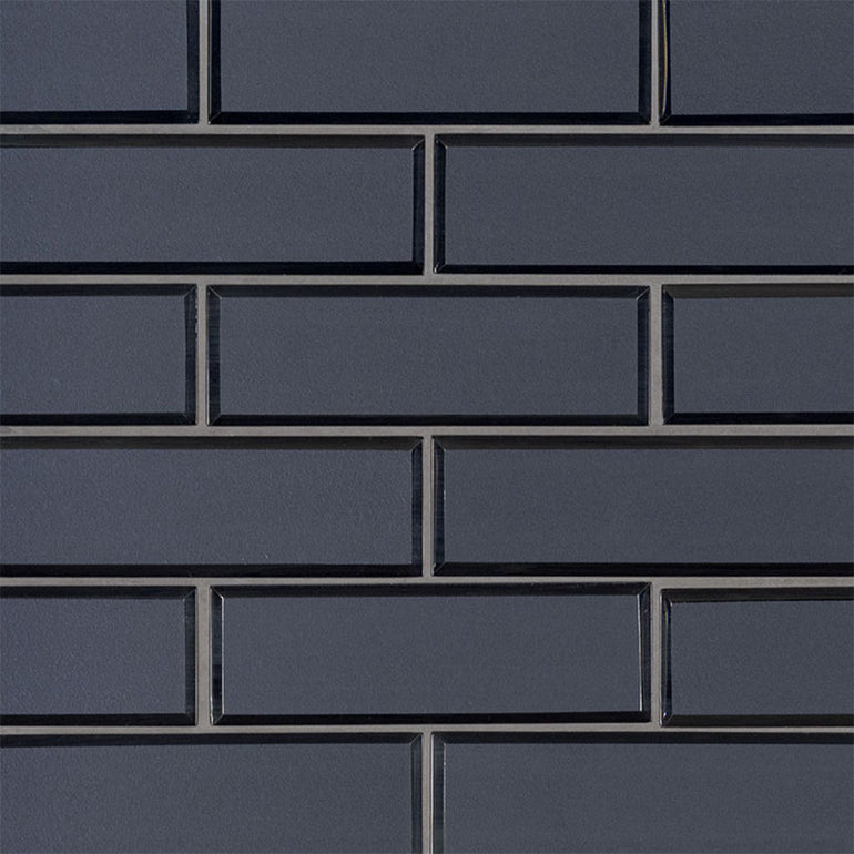 Vague Blue, 2" x 6" | SMOT-GLSST-VAGBLUBEV6MM | MSI Glass Subway Tile
