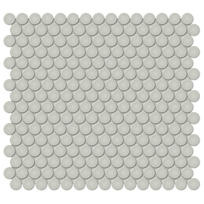 Soho Soft Sage Glossy, Penny Round | Ceramic Kitchen & Bath Tile
