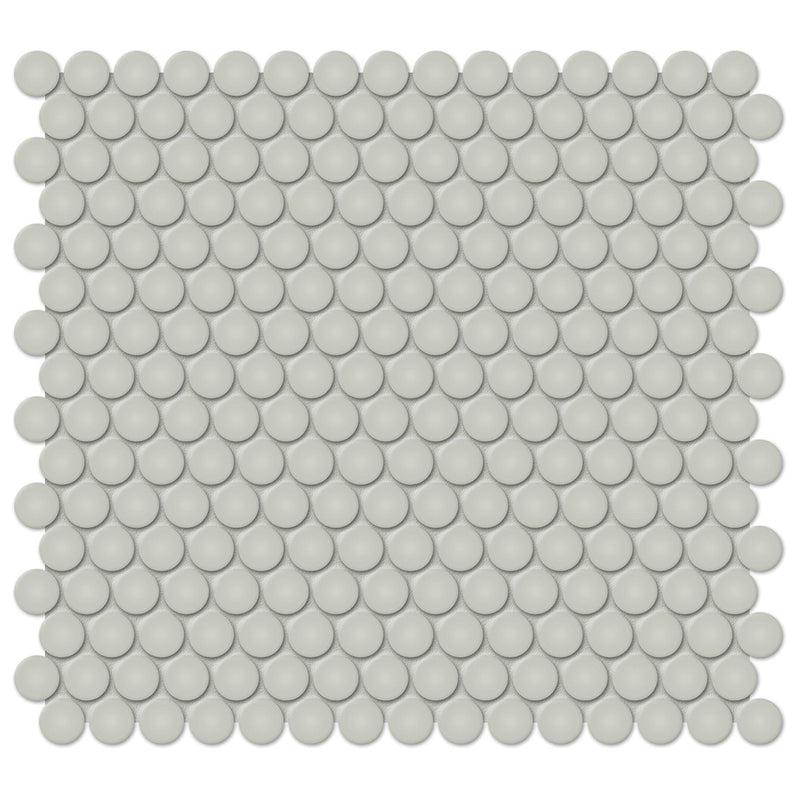 Soho Soft Sage Glossy, Penny Round | Ceramic Kitchen & Bath Tile