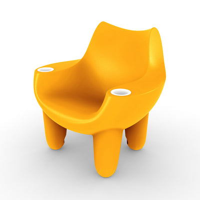 SPL22103BXYEWH	Mibster Chair with White Cupholders, Yellow - Luxury Pool Chair