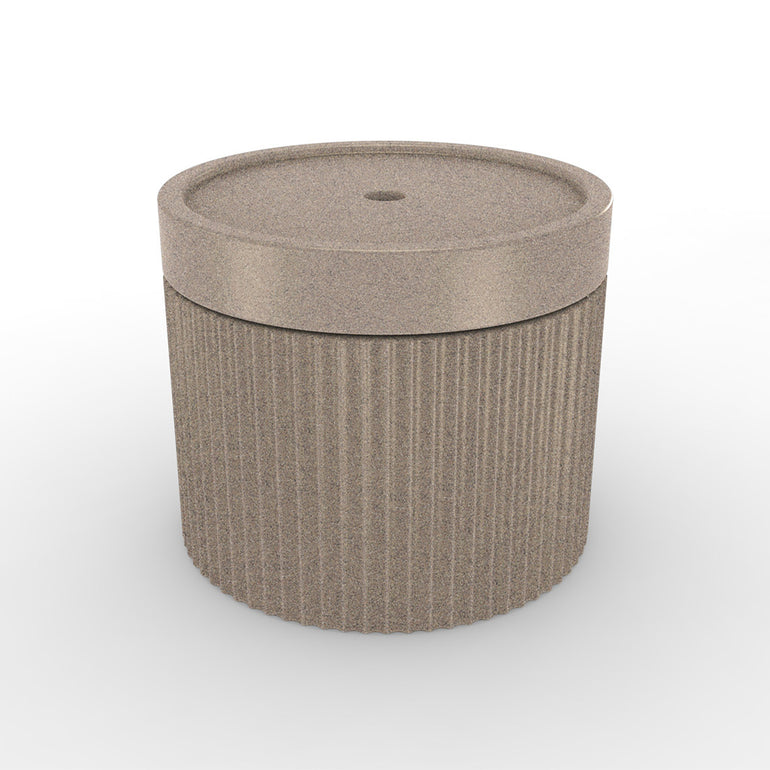 Ripple Wide Table with Umbrella Hole | In Pool & Patio Side Table