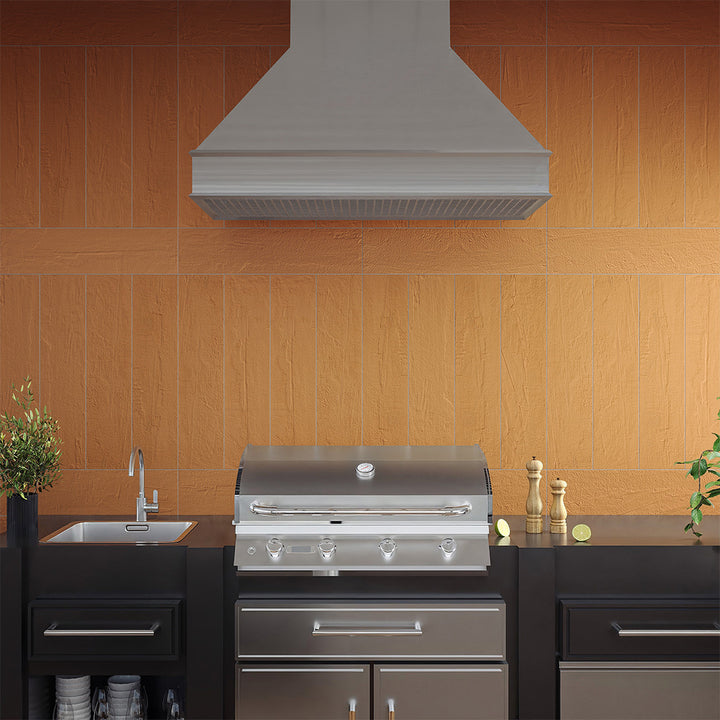 Saltstone Venetian Clay, 6" x 24" Porcelain Tile | Pool Waterline Tile