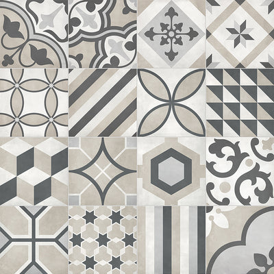 Sand Deco Blend, 8" x 8" Porcelain Tile | ANAFORMSANDECO8 | IWT