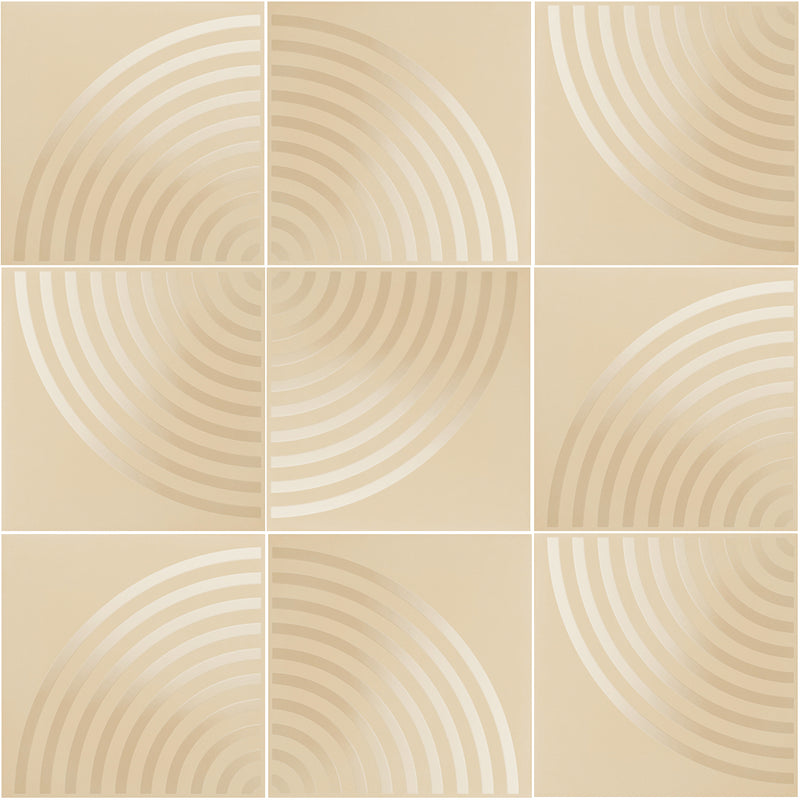 Currents Sand, 8" x 8" Porcelain Tile | Kitchen, Bath, & Pool Tile 