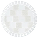 Signature White, 12.5" Barstool Toppers - Pool Mosaic