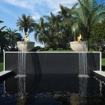 Black, 1" x 1" Glass Mosaic Tile | SS82323K1 | Signature Series Pool Tile by Artistry in Mosaics