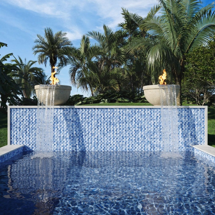 Lapis Blue, 1" x 1" Glass Mosaic Tile | SS82323B3 | Signature Series