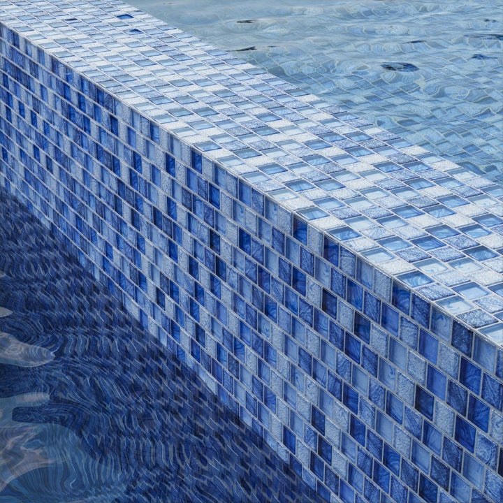 Lapis Blue, 1" x 1" Glass Mosaic Tile | SS82323B3 | Signature Series
