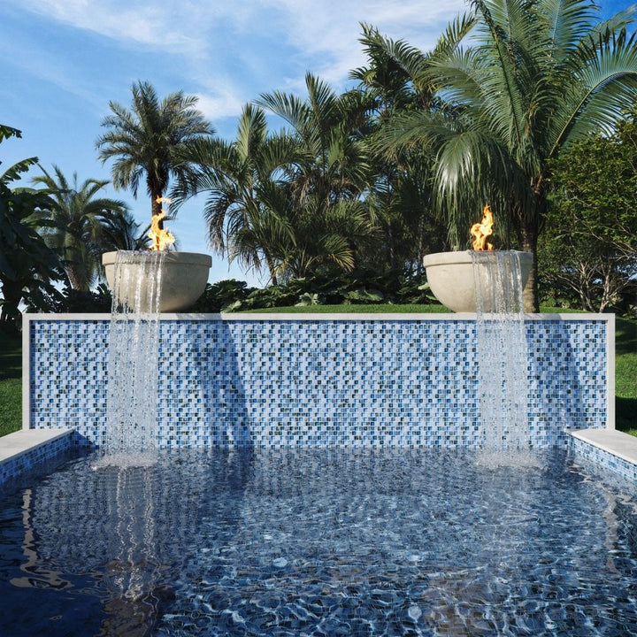 Shadow Blue, 1" x 1" Glass Mosaic Tile | SS82323B7 | Signature Series