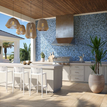 Shadow Blue, 1" x 1" Glass Mosaic Tile | SS82323B7 | Signature Series