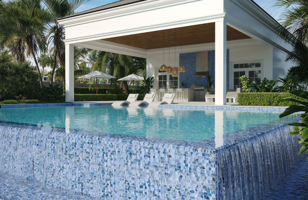 Pool scene with Signature Series Pool tile