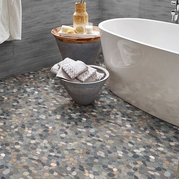 Sliced Rainforest, Pebble Tile | MSI Stone Tile | SMOT-PEB-RAIFOR