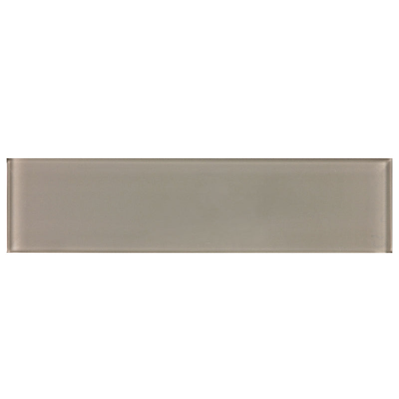 Smoke, 3" x 12" Glass Tile | ANAELEMSMO312 | Aquatica by Tesoro