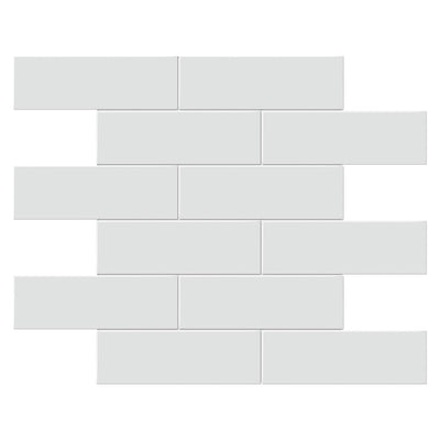 Soho Gallery Gray Matte Brick, 2" x 6" - Ceramic Tile for Kitchen Backsplashes