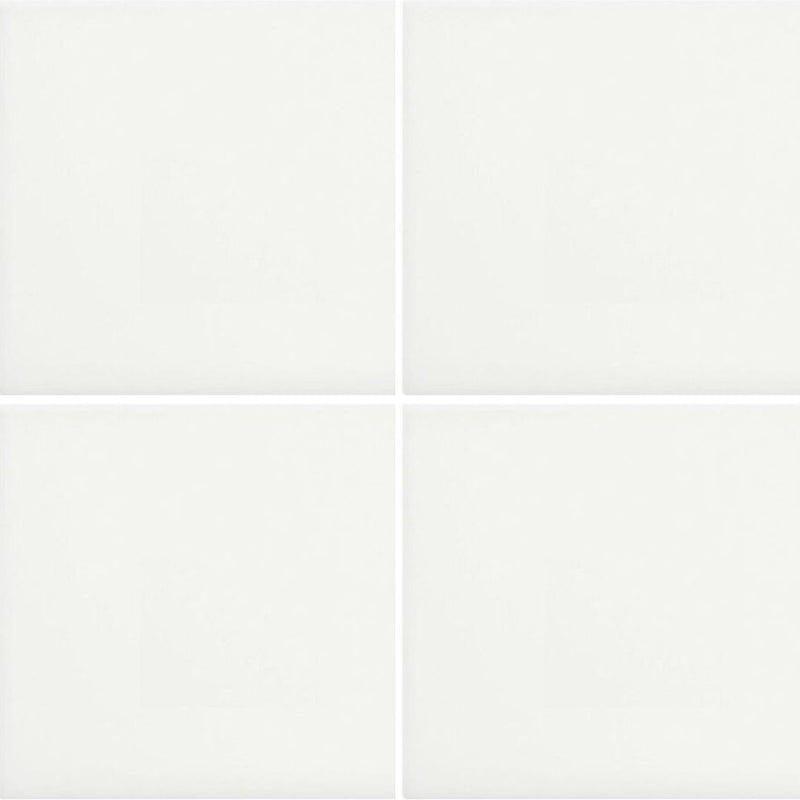 Soho Canvas White, 6" x 6" Ceramic Tile | Kitchen Backsplash Tile