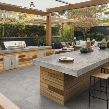 Soreno Grigio, 24" x 24" | 2CM Porcelain Pool Paver by MSI