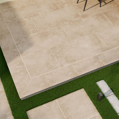 Soreno Taupe, 24" x 24" | 2CM Porcelain Pool Paver by MSI