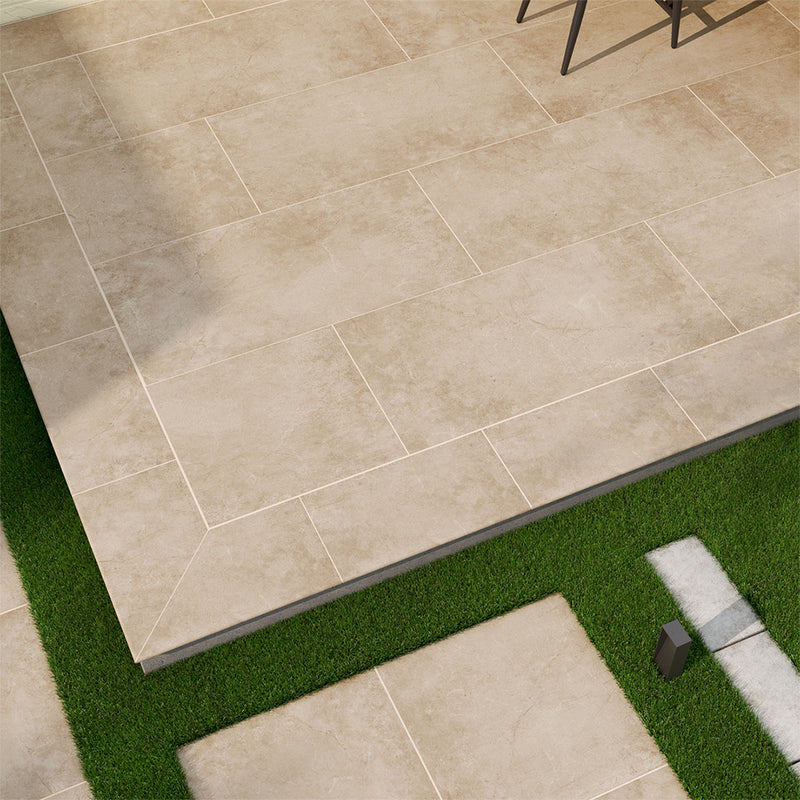 Soreno Taupe, 24" x 24" | 2CM Porcelain Pool Paver by MSI