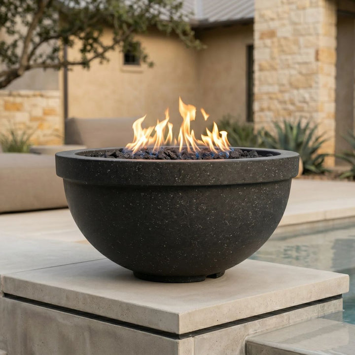 Prism Hardscapes Sorrento Fire Bowl Gas Fire Feature