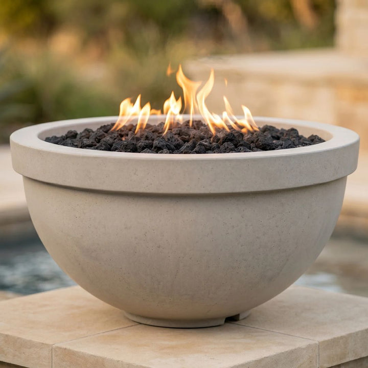 Prism Hardscapes Sorrento Fire Bowl Gas Fire Feature