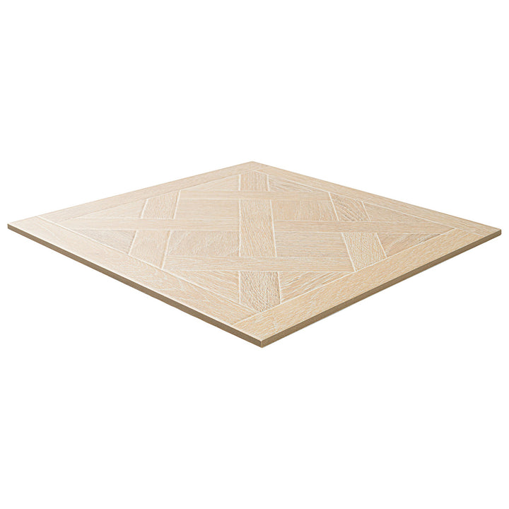 Wood-look porcelain floor and backsplash tile by MSI