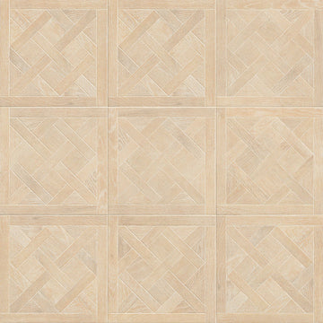 Wood-look porcelain floor and backsplash tile by MSI