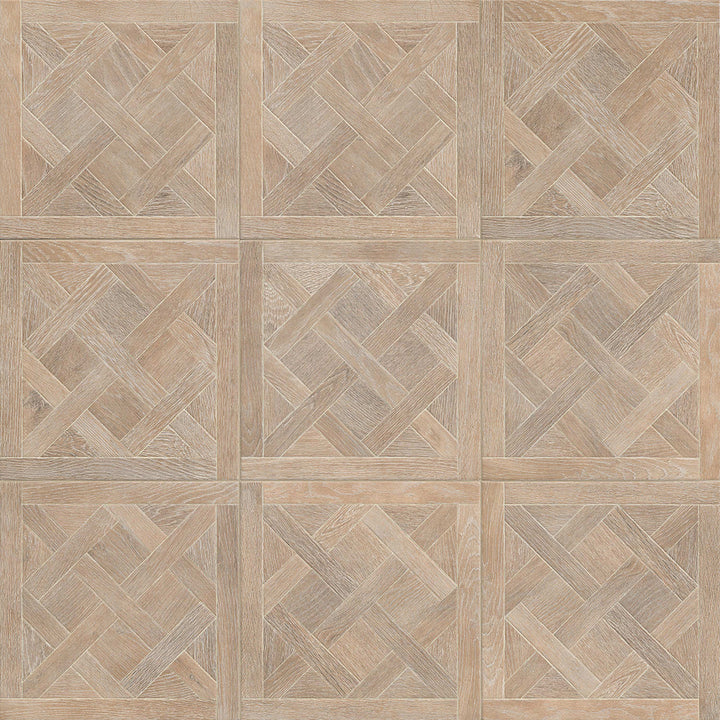 Wood-look porcelain flooring and backsplash tile by MSI