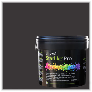Starlike Pro 12 Nero Antico | Epoxy Tile Grout by Litokol