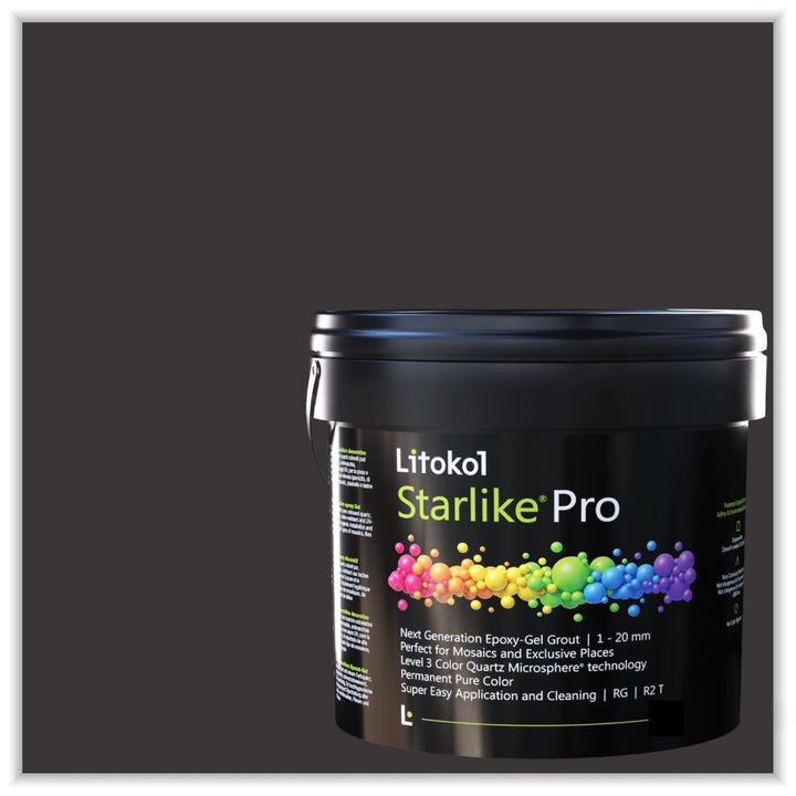 Starlike Pro 12 Nero Antico | Epoxy Tile Grout by Litokol