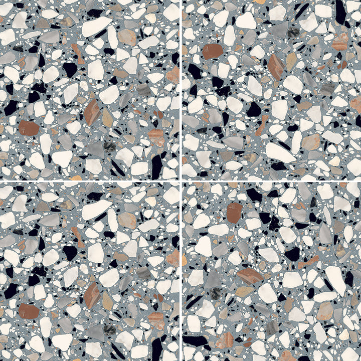 Studio Terrazzo Bianco, 8" x 8" Porcelain Tile | Terrazzo Pool Tile