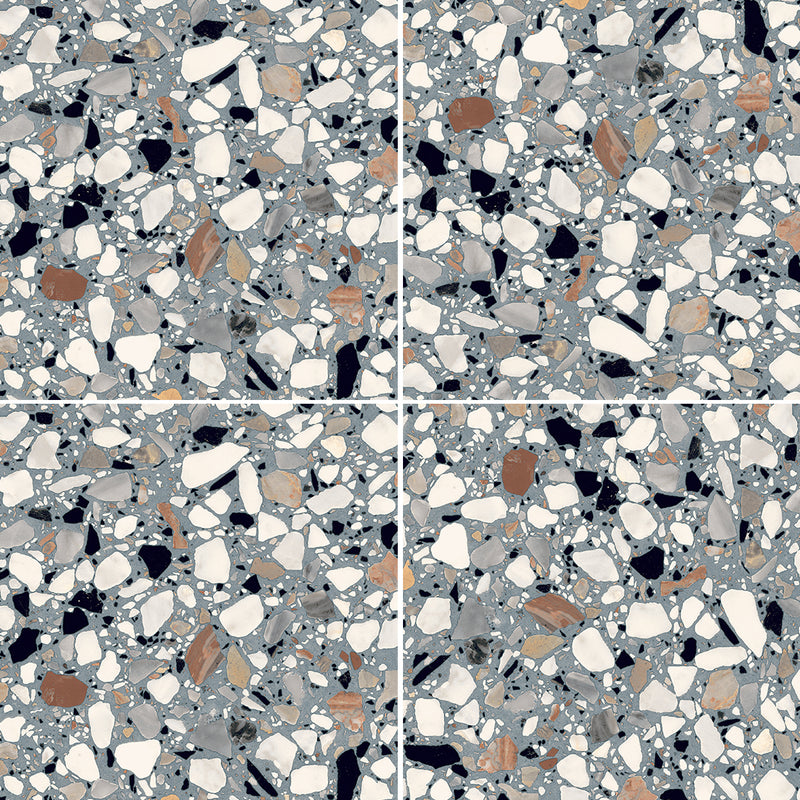 Studio Terrazzo Bianco, 8" x 8" Porcelain Tile | Terrazzo Pool Tile