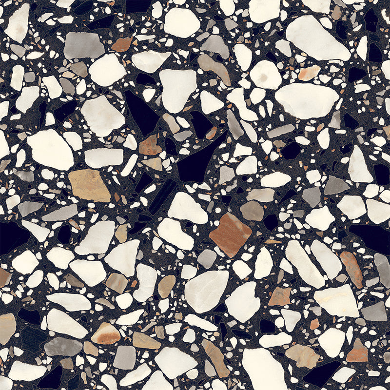 Nero Porcelain Tile by Studio Terrazzo