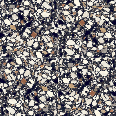 Nero Porcelain Tile by Studio Terrazzo