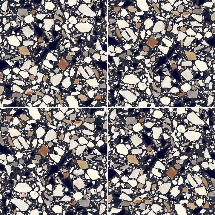 Nero Porcelain Tile by Studio Terrazzo