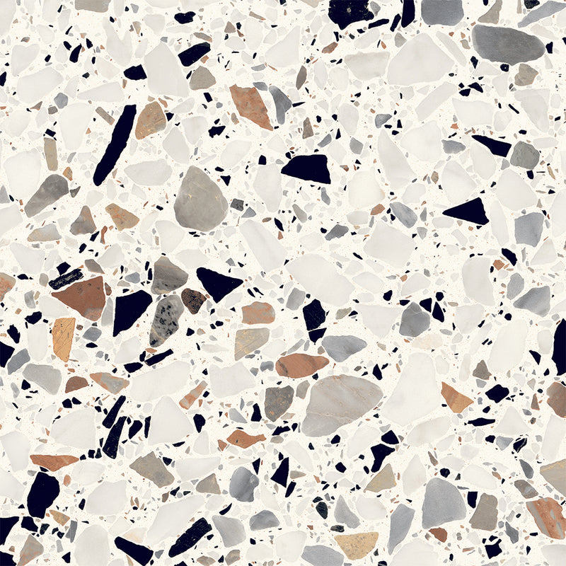Studio Terrazzo Bianco, 8" x 8" - Porcelain Tile