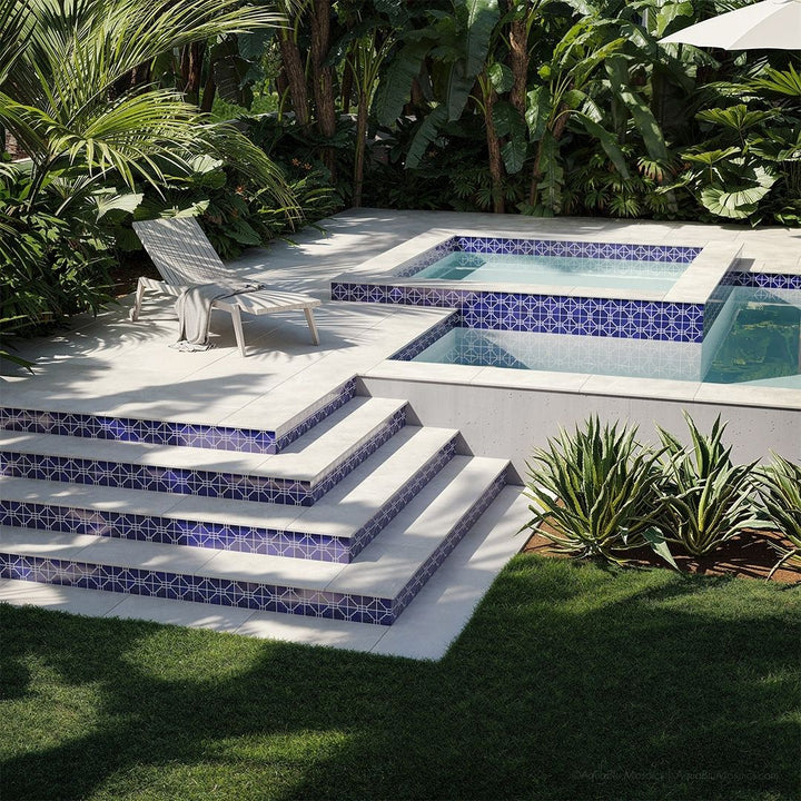 POWPLSTB808PT Aquatica Cobalt Blue, 6" x 6" - Porcelain Pool Tile