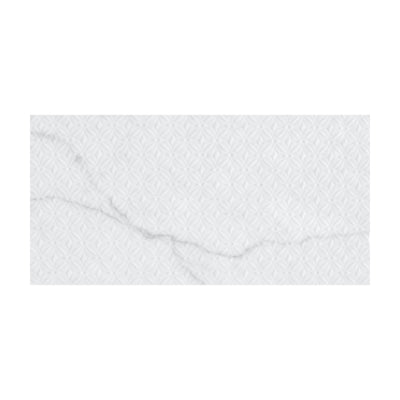 Terreno Glossy Marble Bloom, 12" x 24" Ceramic Tile | Wall Tile