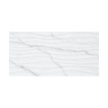 Terreno Matte Marble Bloom, 12" x 24" Ceramic Tile | Wall Tile