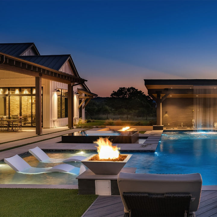 Maya Fire Bowl for Pools and Spas