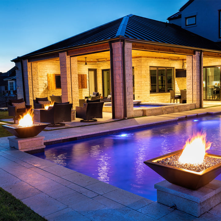 Maya Fire Bowl for Pools and Spas